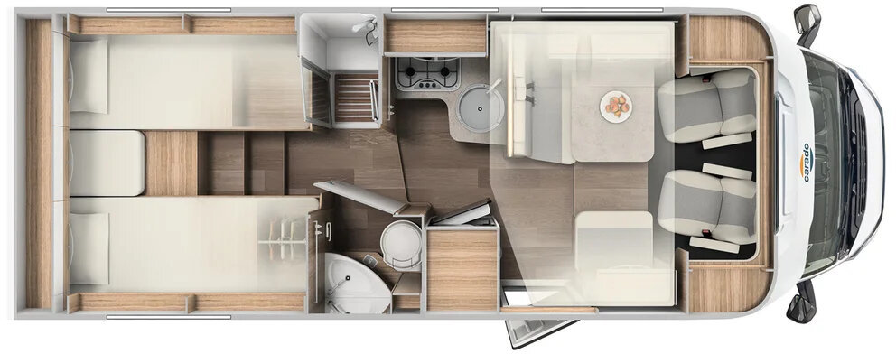 Carado T-447 Plano interior