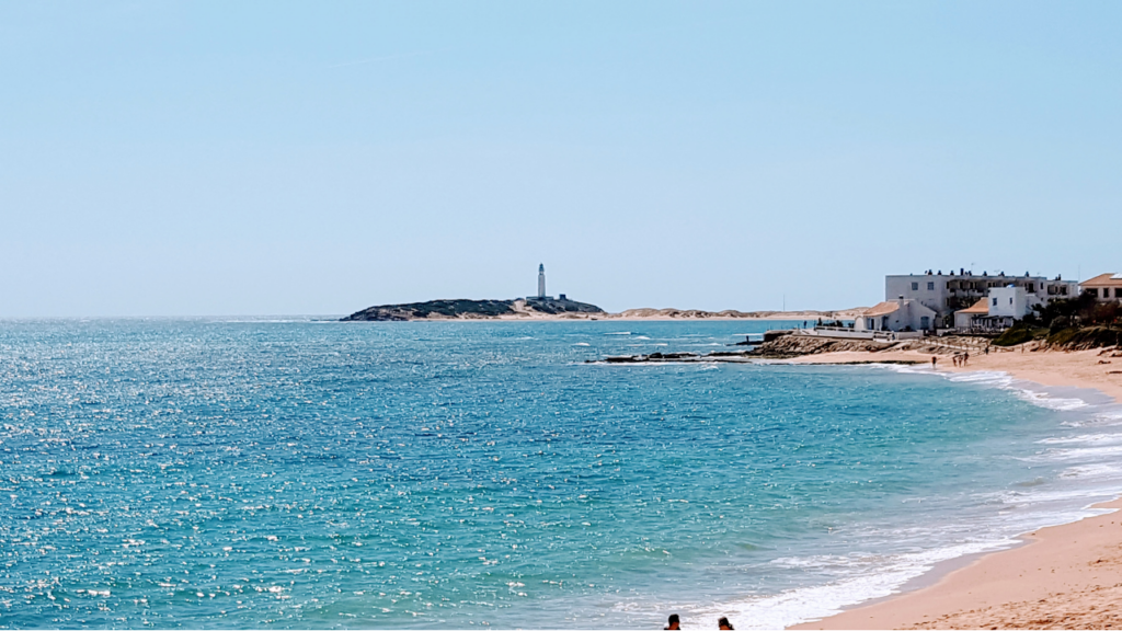 Stranden van Las Caños de Meca per camper