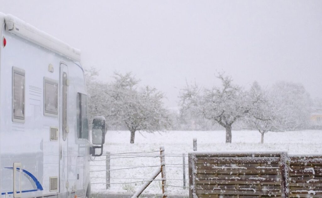 A la nieve en autocaravana