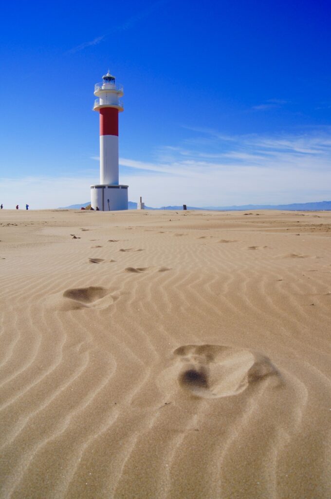 Ebro Delta in spring in a motorhome