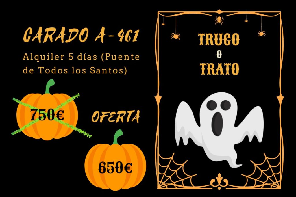 Oferta de Halloween em motorhome