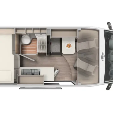 Plano de camper Carado CV-601 Pro