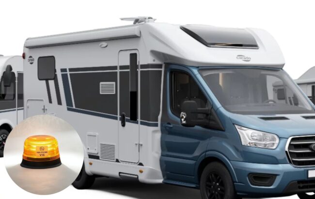 La baliza V16 y las autocaravanas